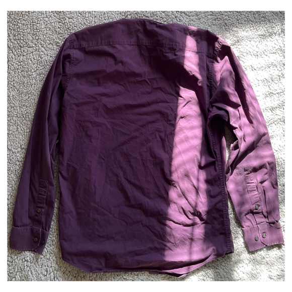 14th & Union Men’s Medium Purple Long Sleeve Button Down Shirt. - Picture 8 of 8